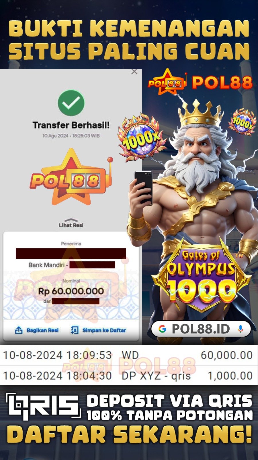 Pol88: Login Game Online Rekomendasi Masa Kini Paling Gacor