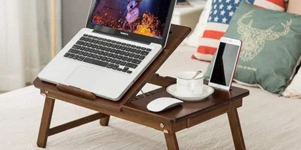 Elevate Wooden Laptop Table – Boost Your Productivity in Style