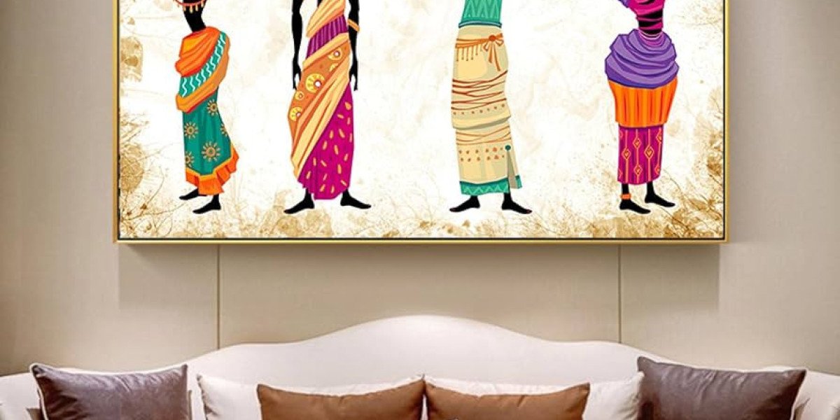 African Canvas Painting: A Colorful Expression of Heritage and Artistry